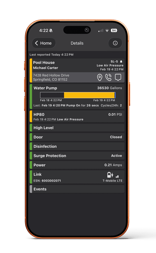SL Connect app screenshot
